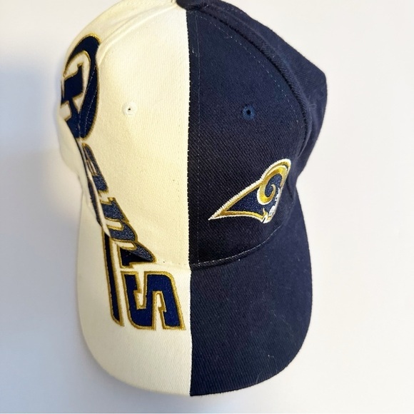 NFL Game Day St. Louis RAMS Adjustable Strapback Hat Embroidered Vintage 90s - Picture 2 of 7